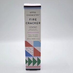 Good Chemistry Firecracker Rollerball Perfume 0.25 oz 7.5mL New Sealed Vegan